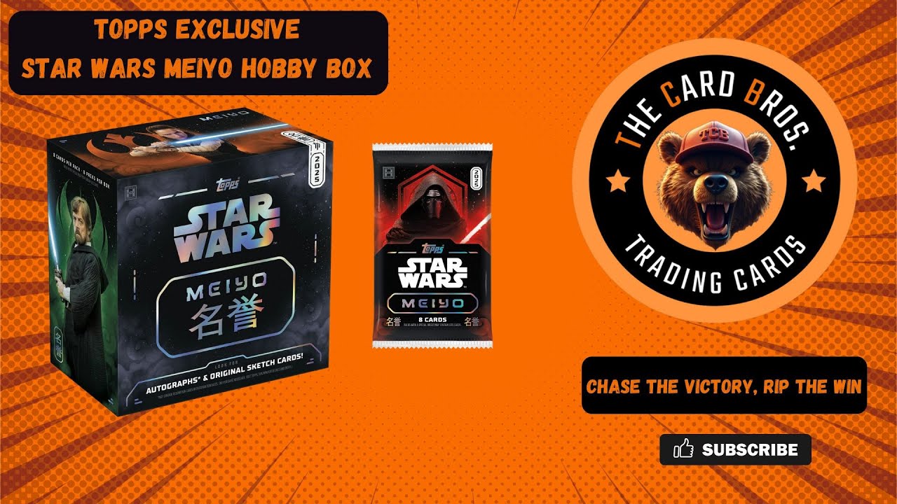 NEW RELEASE - Topps Star Wars Meiyo 2025 - Hobby Box Opening