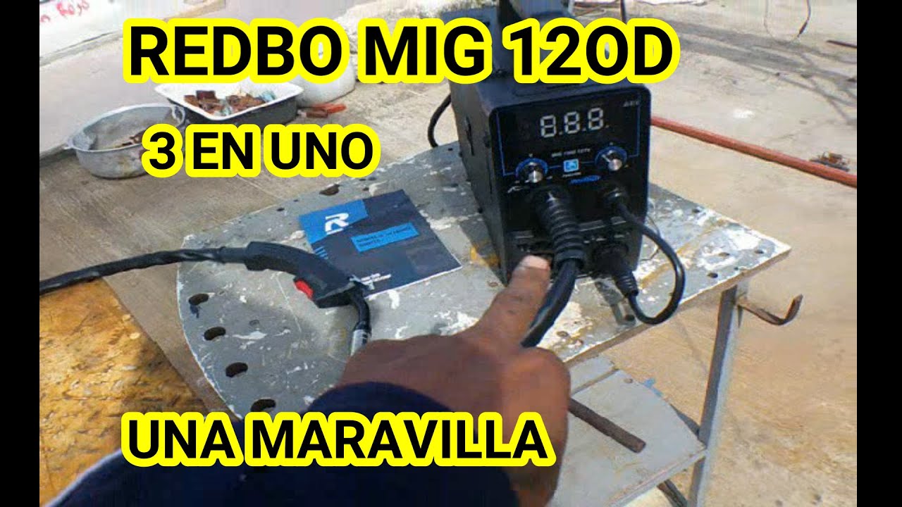 REDBO MIG 120D 3 EN 1 UNA MARAVILLA