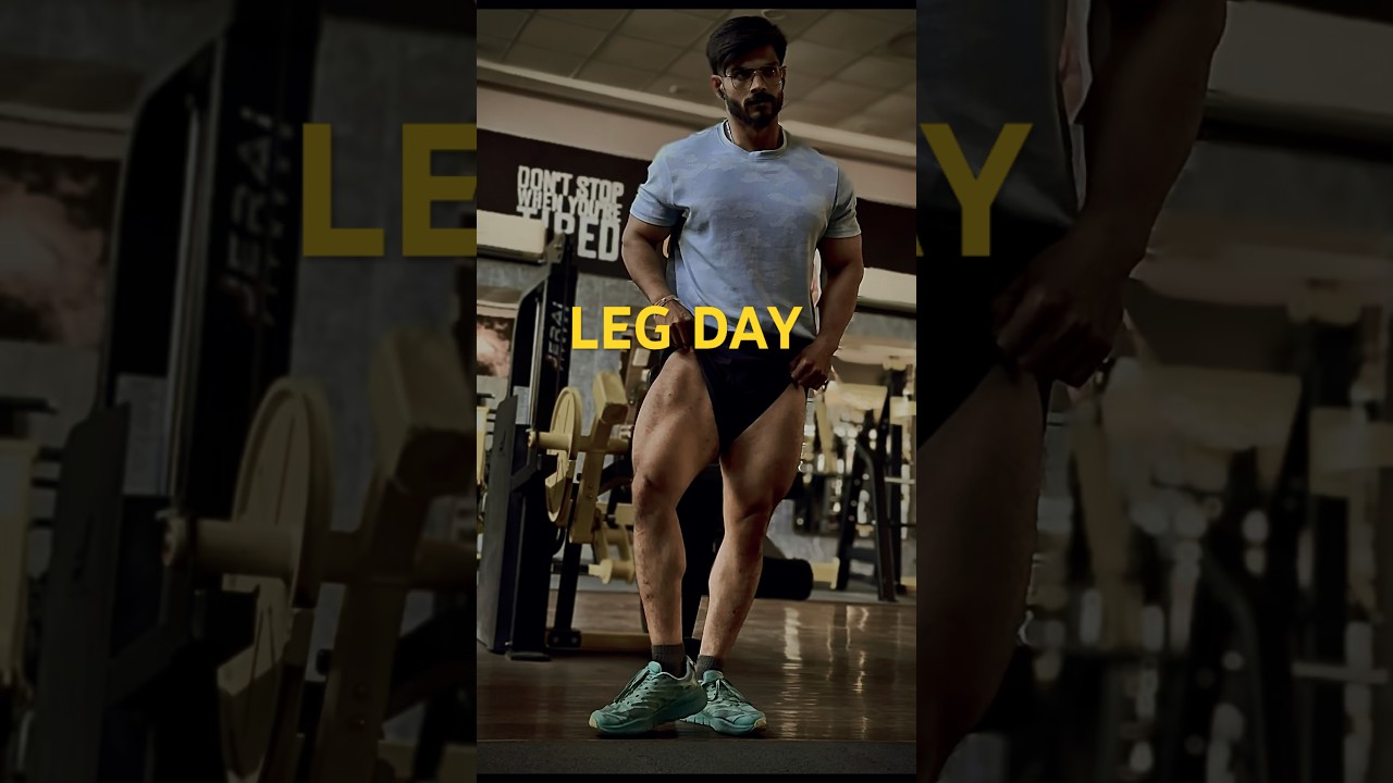 LEG DAY: Har muscle fibre ko hit karo! 🦵 | Day 69 Legacy 