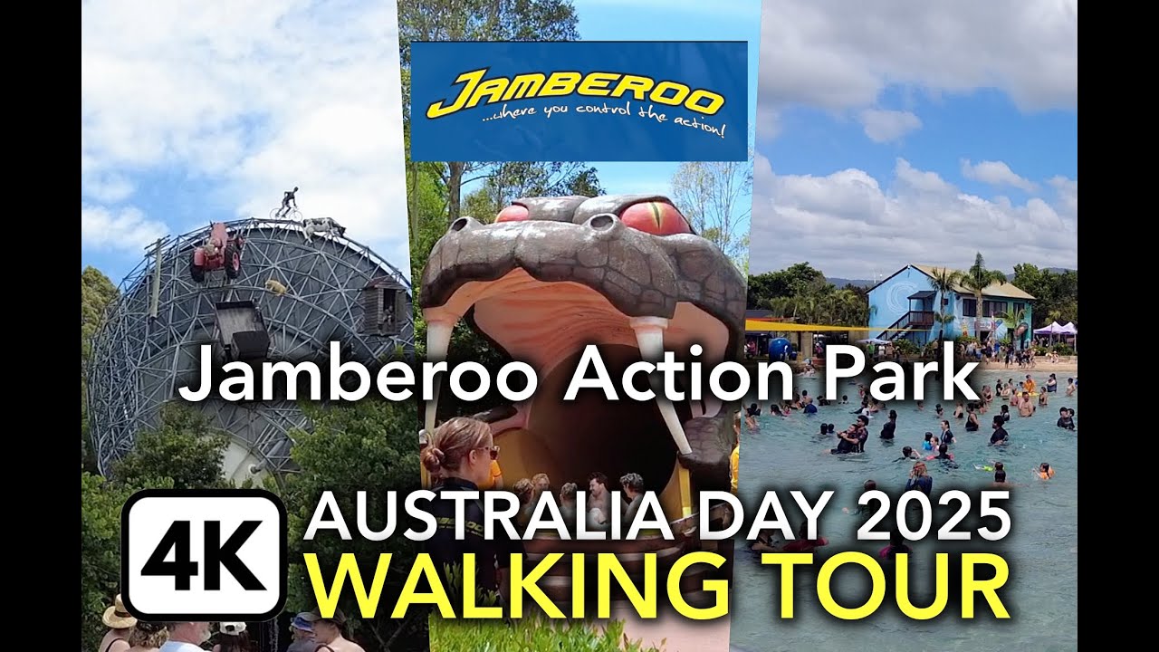 4K Full Walkthrough Tour - Jamberoo Action Park | Australia Day 2025