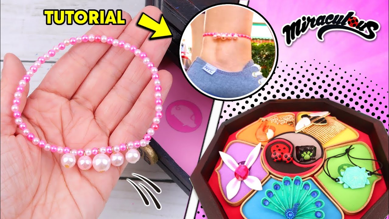 DIY The new Miraculous Ladybug | How to make PIG Miraculous ANKLET , Daizzi Miraculous tutorial