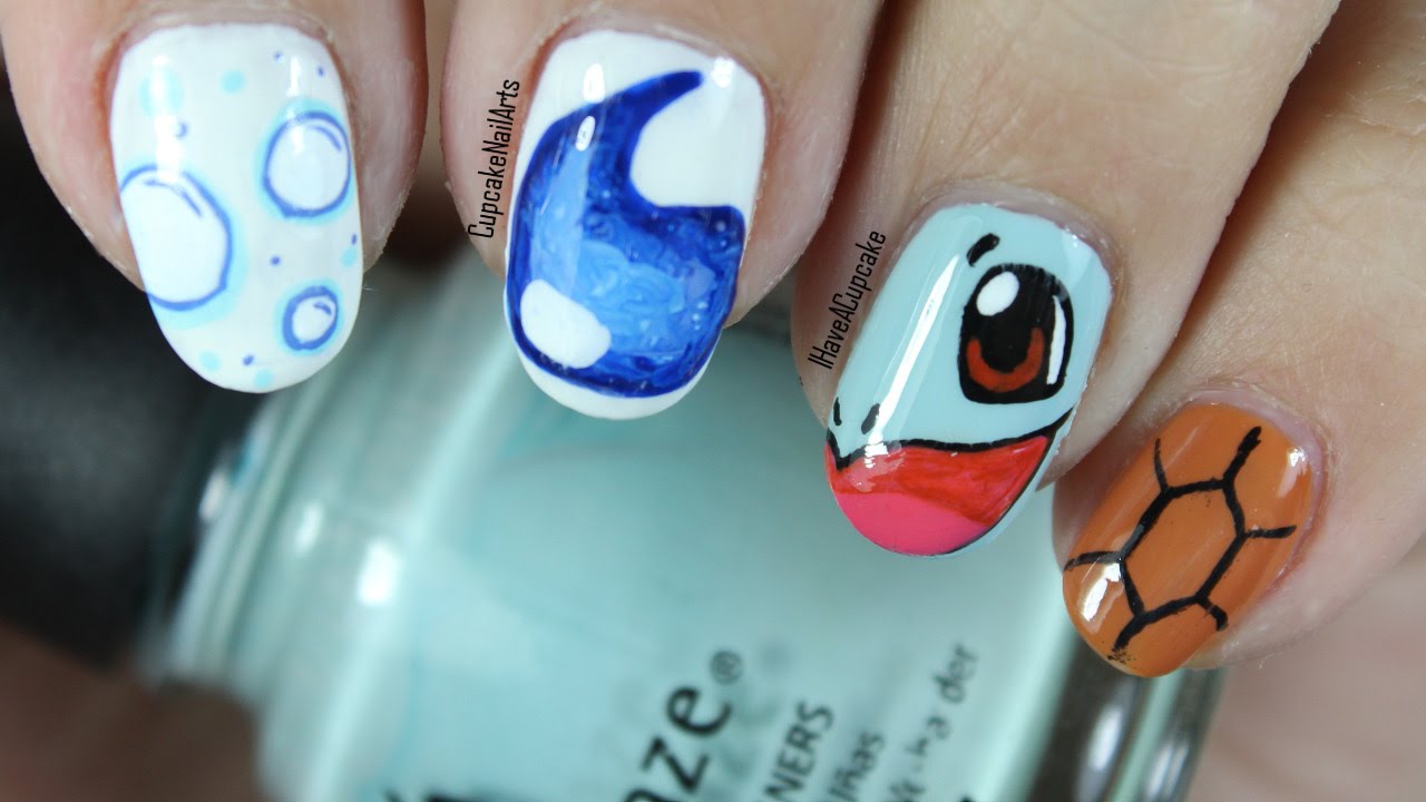 Pokemon Nail Art *Squirtle*