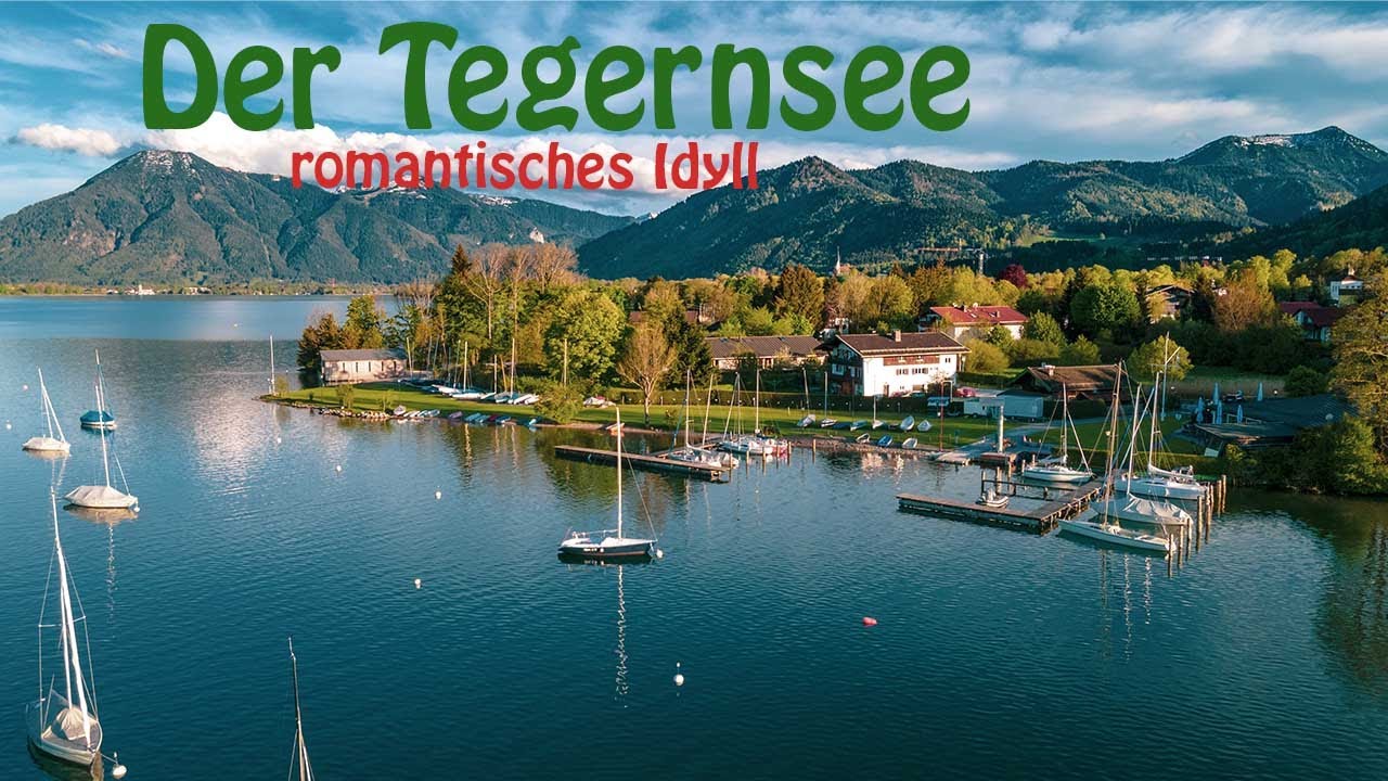 DRONEFLIGHT [4K] | Der Tegernsee | Ein romantisches Idyll
