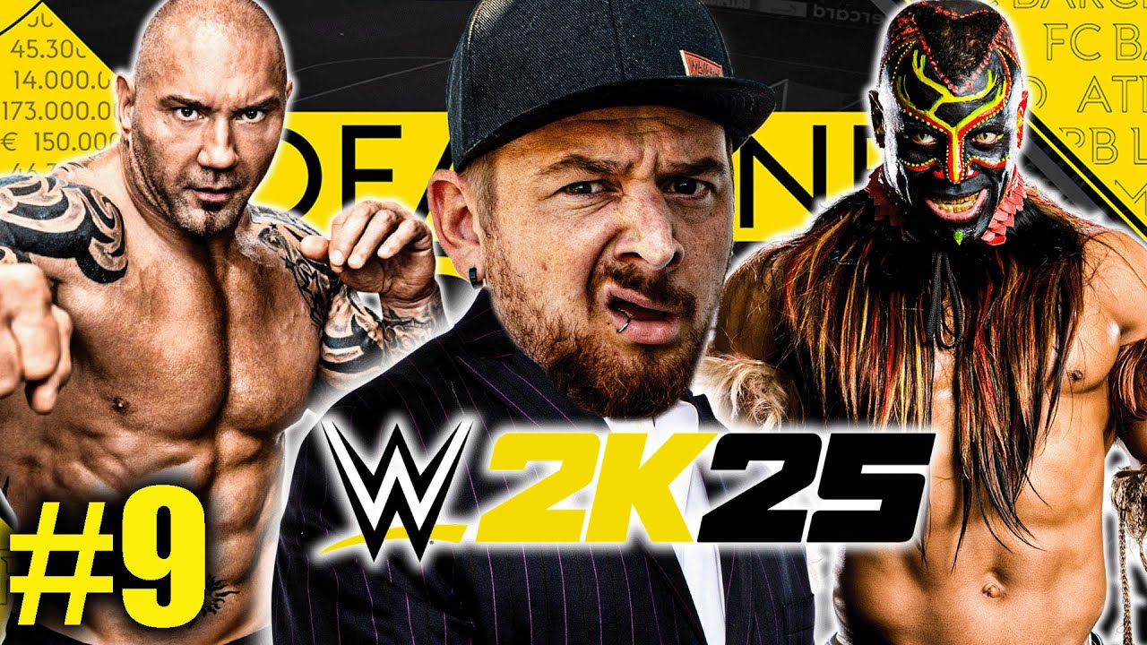 LEGENDEN Kaufrausch zur RETTUNG 🤯Wir gegen SLIVOOO , PANDA & TACTIX 🔥 WWE 2K25 GM MODE ONLINE #9