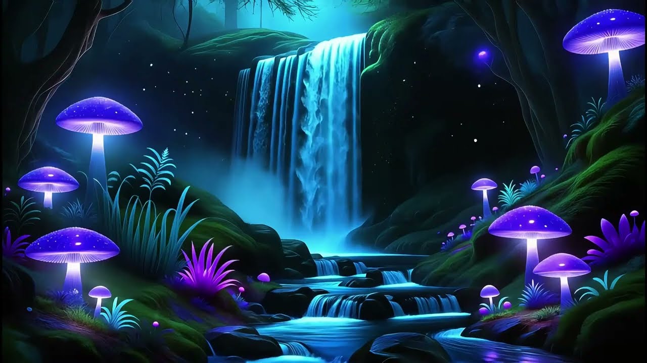 🎧 Peaceful Waterfall Focus Ambience 💧 Relaxing Nature Sounds for Study, Work & Deep Concentration