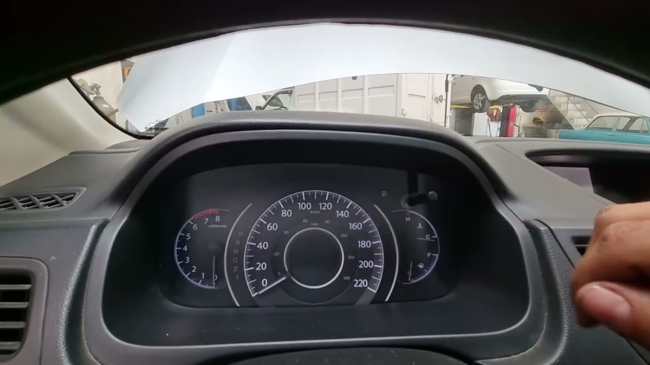 Reset de Servicio, Mantenimiento requerido Honda CRV 2013