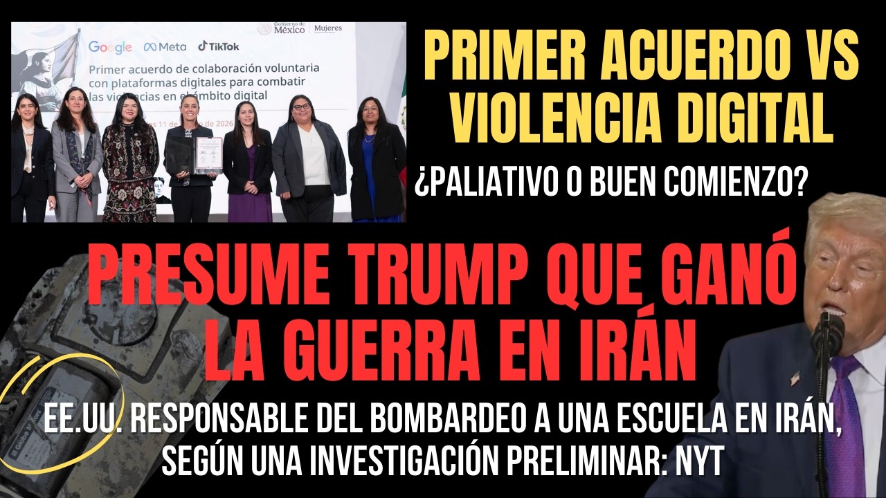 Sheinbaum firma acuerdo con Google, Meta y TikTok para prevenir violencia digital contra mujeres