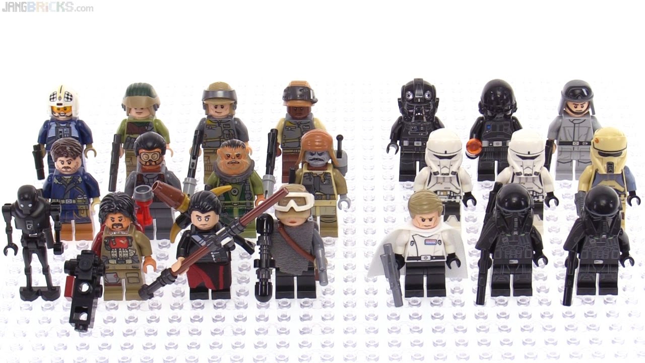 All LEGO Star Wars Rogue One minifigs (wave 1 - Sept. 2016)