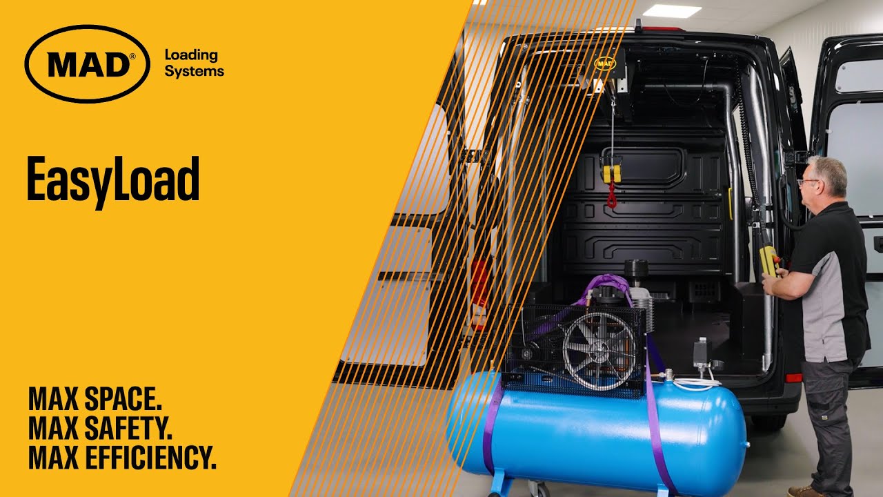 EasyLoad: Loading system for light commercial vehicles/vans, trailers and trucks