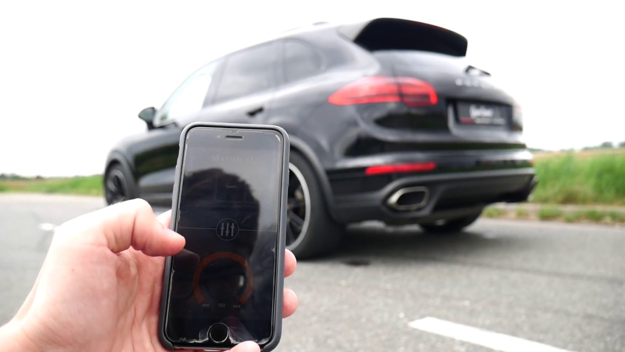 Porsche Cayenne Diesel 958 facelift - Maxhaust active sound system, exhaust