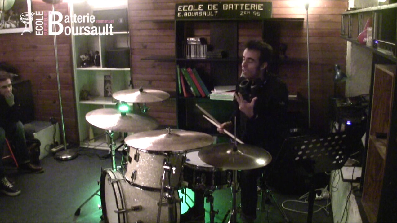 Ecole Supérieure de Batterie Boursault Paris - Les Masterclass - Matthieu Rabaté