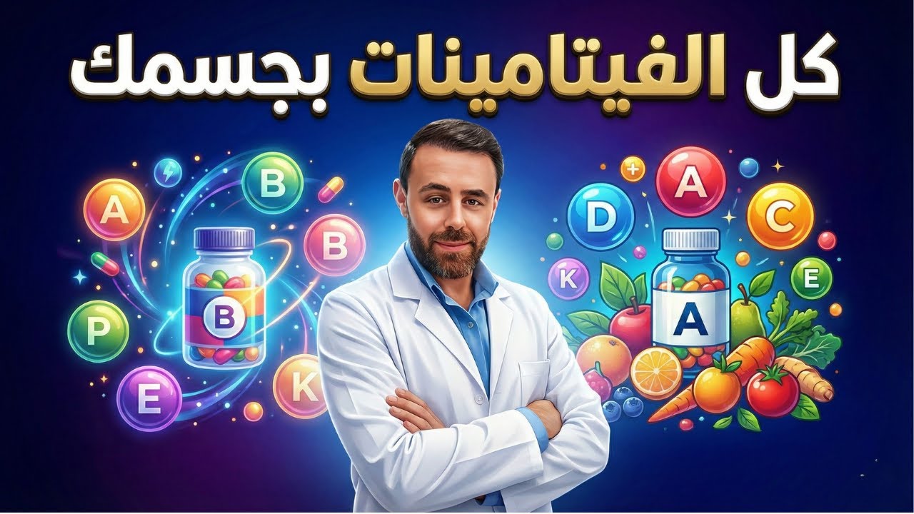 فيتامين واحد اذا نقص ممكن يدمر جسمك | شرح كل الفيتامينات 