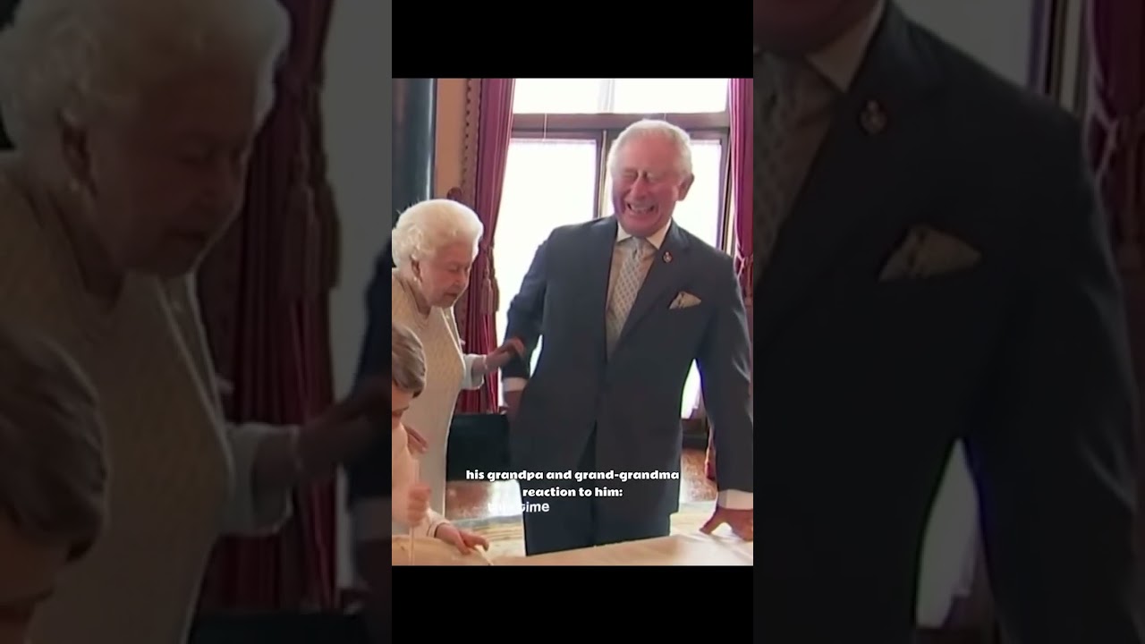 #Shorts I love King Charles laughing! His grandchild can do no wrong 🥰 #princegeorge #kingcharles