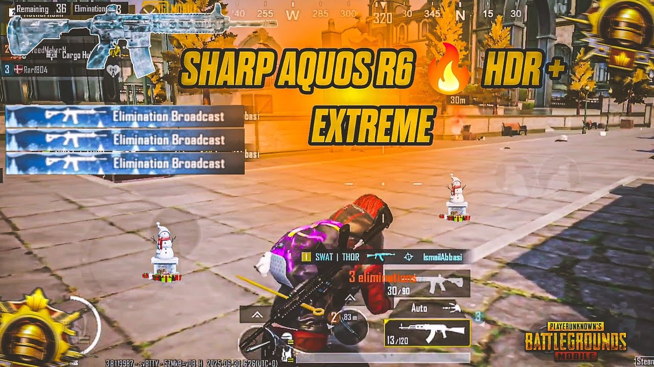 | SHARP AQUOS R6 🔥 | HDR + EXTREME (60 FPS ) PUBG TEST IN 2025 | DOES IT LAG ? OR FRAME DROP !!