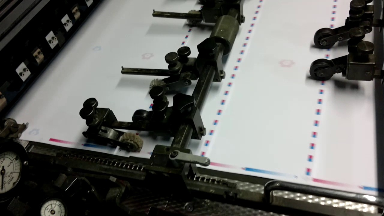 Ryobi 522HX CMYK at full speed