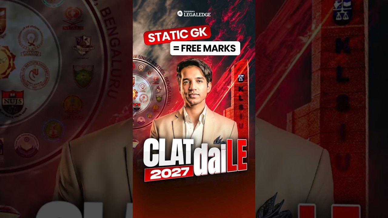 CLAT 2027 : Static GK topics #daile #gk #clat #clat2027 #clatpreparation
