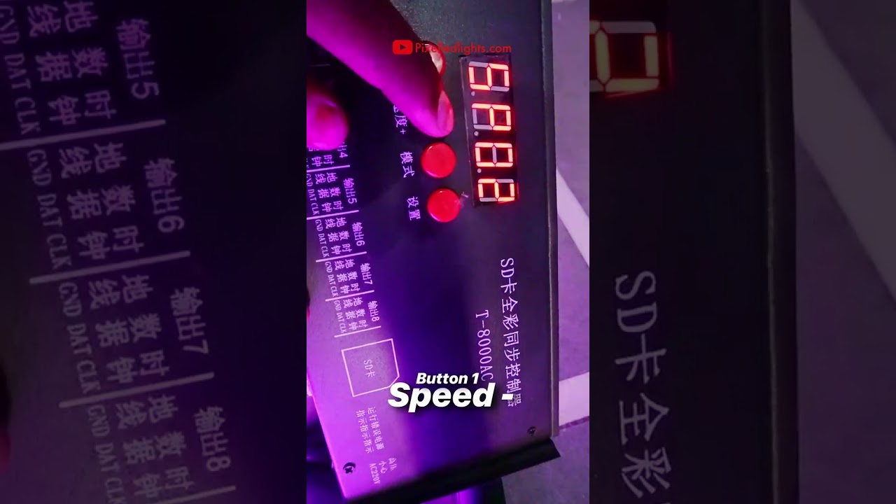 How to connect T8000 controller