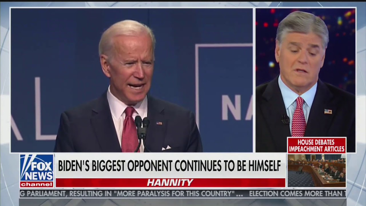 Joe Biden: The Unfortunate Front Runner in the Democratic Primary &bull; Hannity