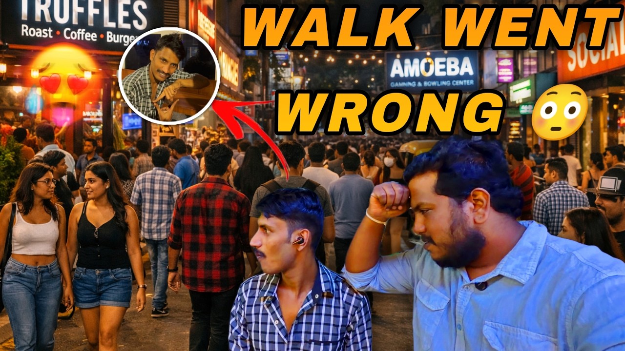 Church Street Bangalore Walk Went Wrong 😳 | Marriage Roast + Street Drama