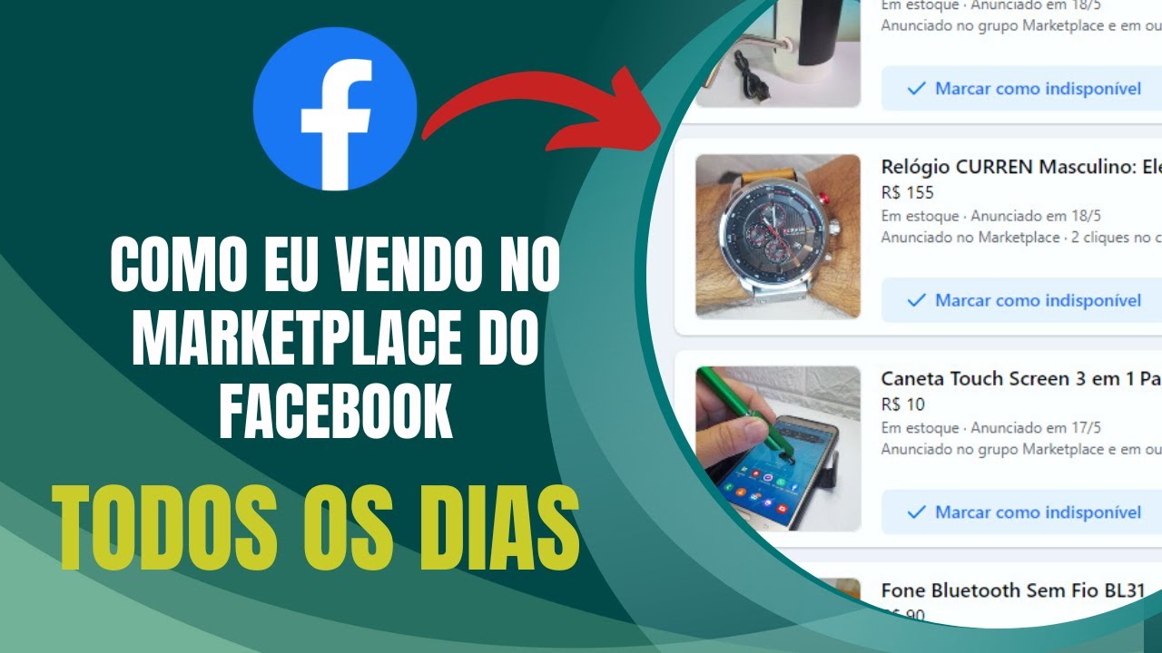 Como eu vendo todos os dias no Marketplace do Facebook em 2023