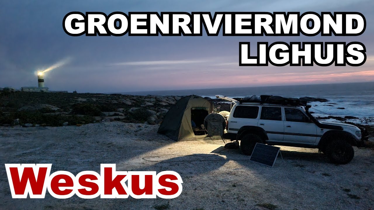 GROENRIVIERMOND lighuis, Waterval se SKUIMGAT & baie 