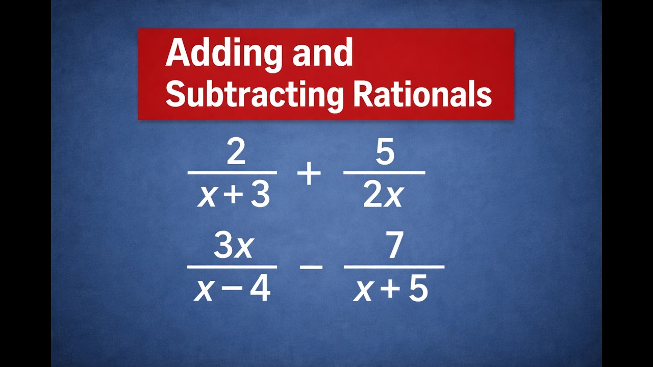 Adding/Subtracting Rationals (page 4)