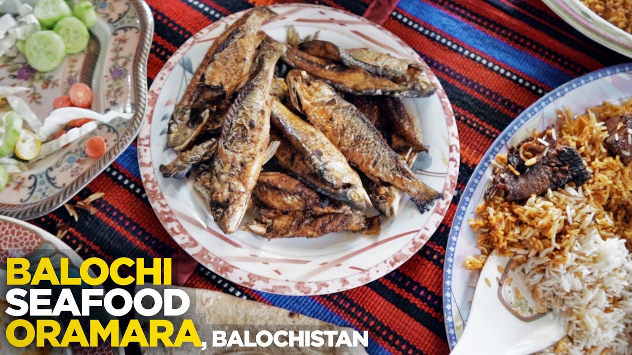 Balochi Sea Food at Ormara | Fish Kabab, Fried, Steam, Curry, Biryani & More | Pakistani Food