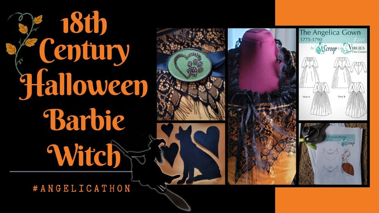 An 18th Century Halloween Barbie Witch  #angelicathon
