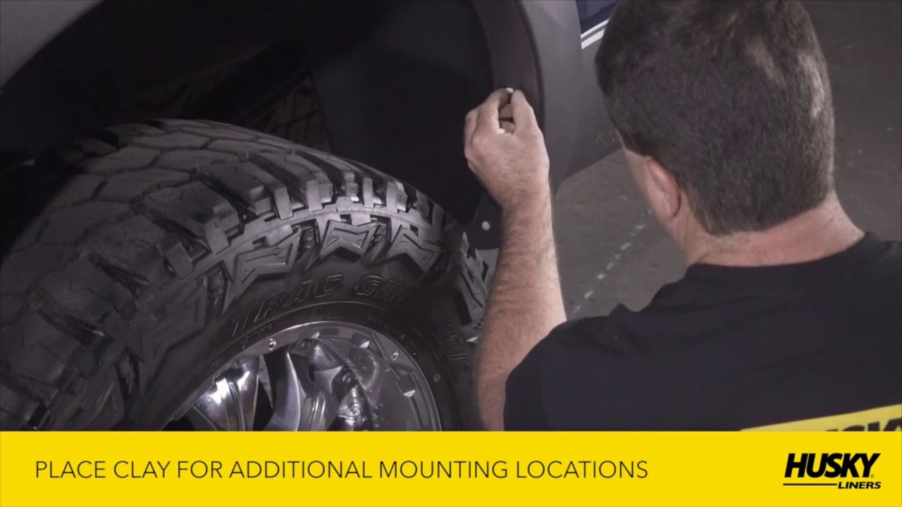 Husky Liners KickBack Mud Flaps Installation