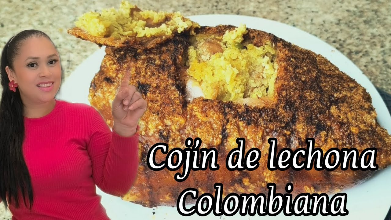 COJÍN DE LECHONA COLOMBIANA #lechona #cerdo #recetascolombianas #lechonasado 