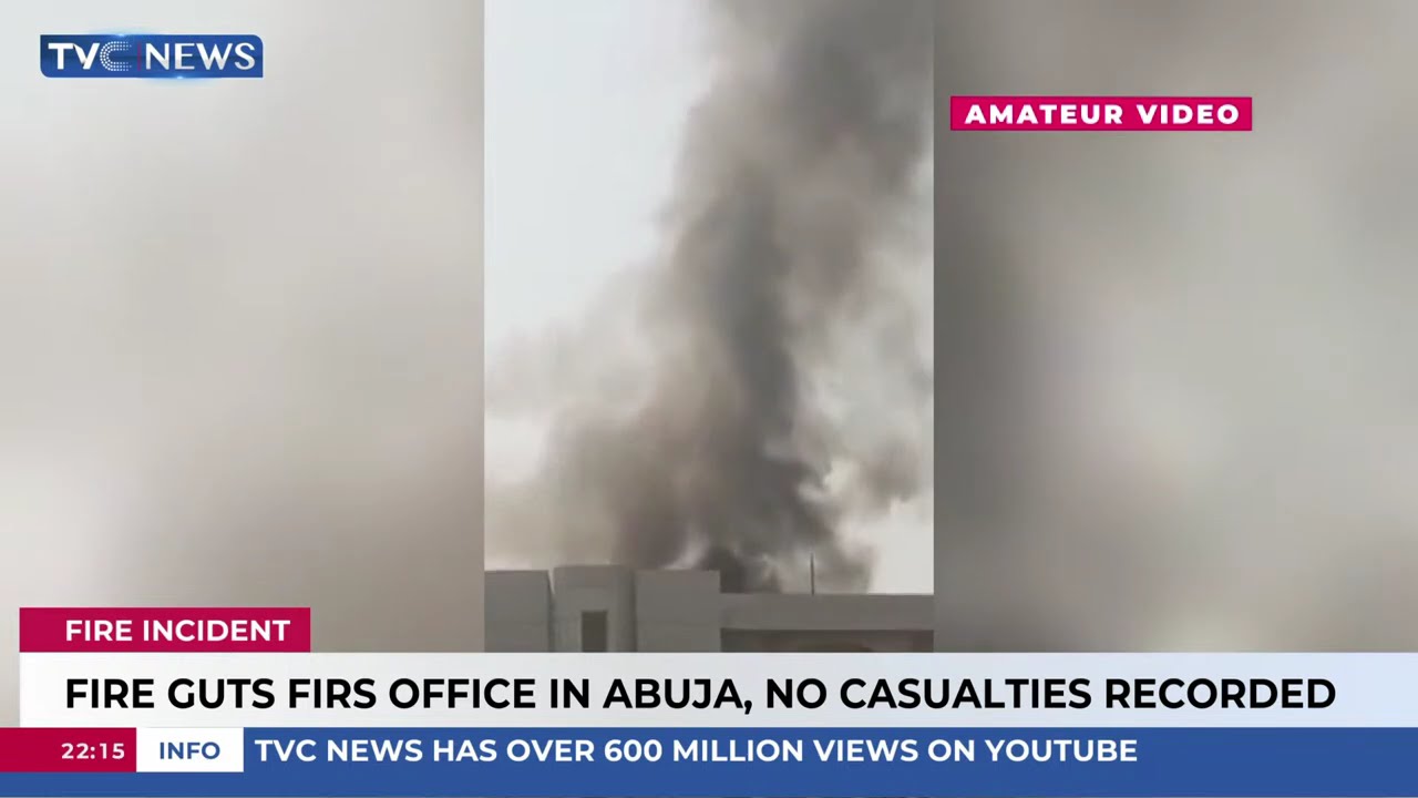 Fire Guts FIRS Office In Abuja, No Casualties Recorded