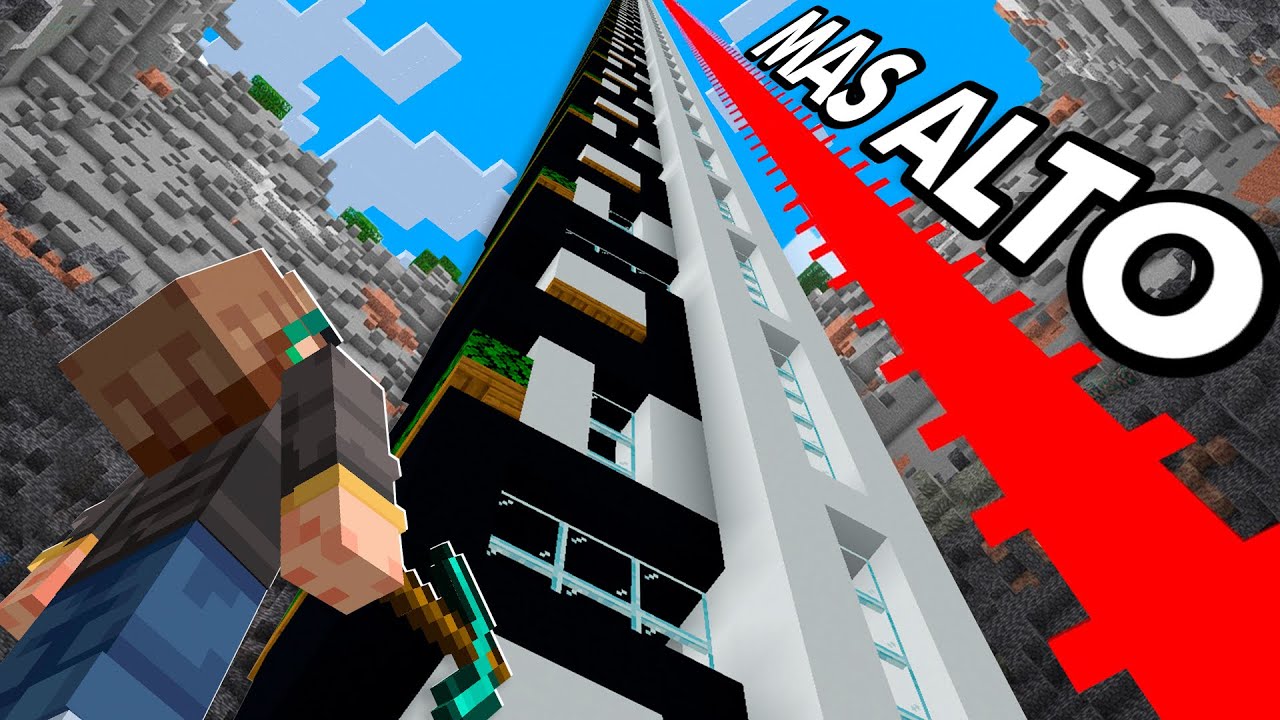 Construí El EDIFICIO más ALTO De mi Servidor De Minecraft!