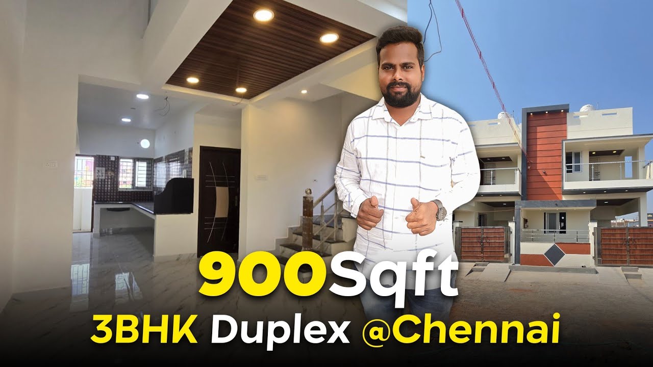 9 0 0.Sqft -ல அழகான 3 BHK Duplex தனி வீடு @சென்னை| 7904892124 | 7530002620 | 8248273036 | 6380893107