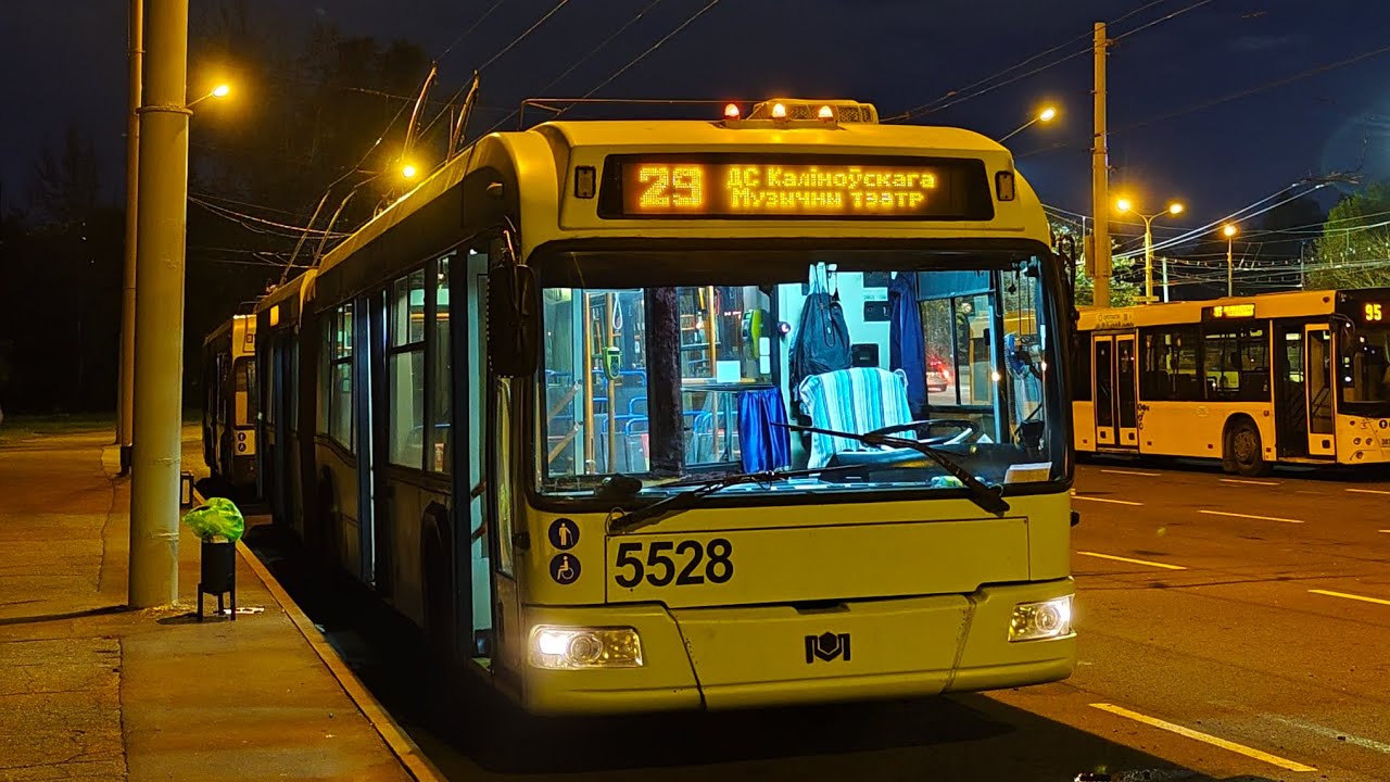 ПОЕЗДКА на БКМ 333 (БОРТ. 5528) 29 маршрут 