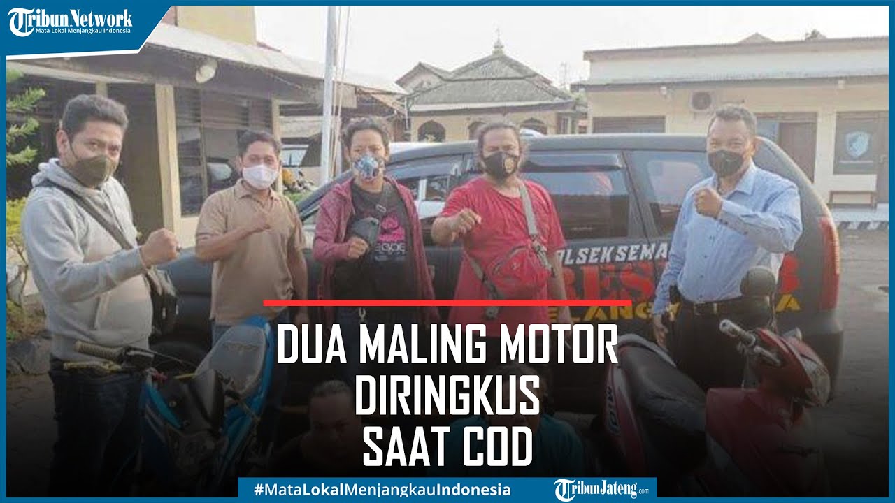 2 Maling Motor di Semarang Terjebak Sistem COD