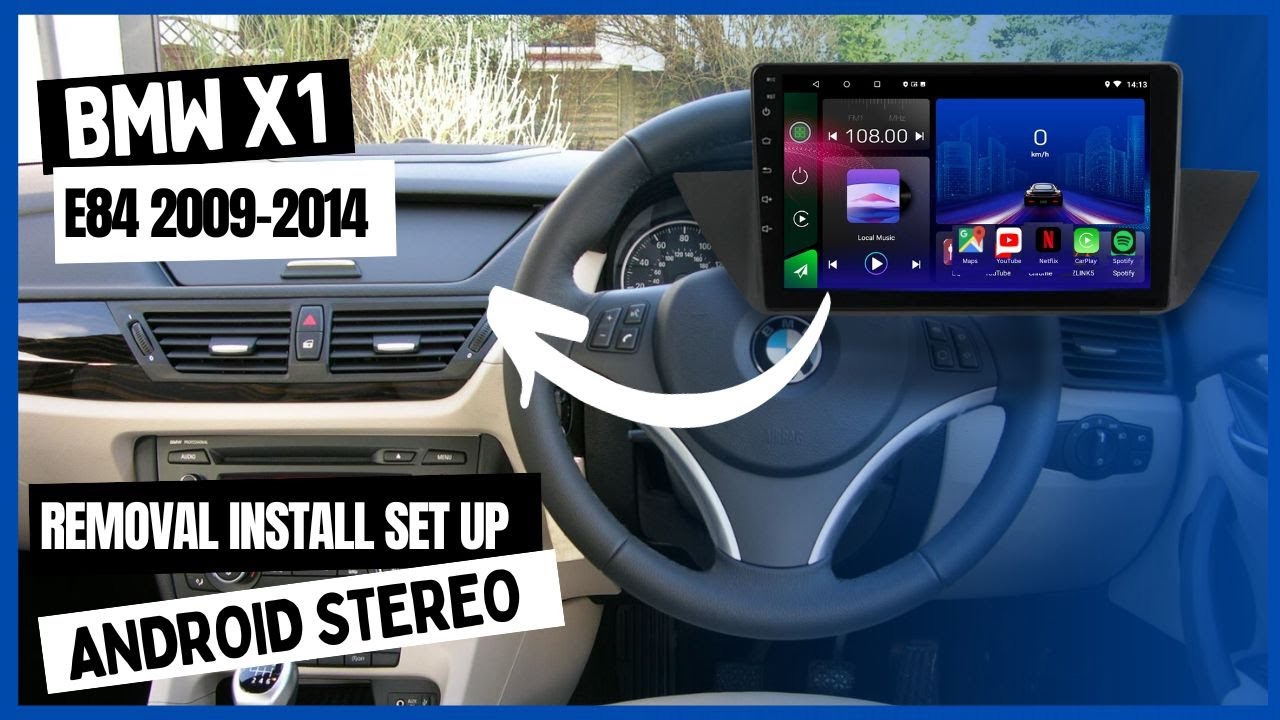 How to Remove Radio BMW X1 E84 2009-2014 Android Car Stereo Install