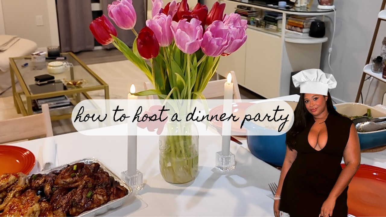 YOU'RE INVITED: host a dinner party with me (vlog style) 🤍🍷🍽️