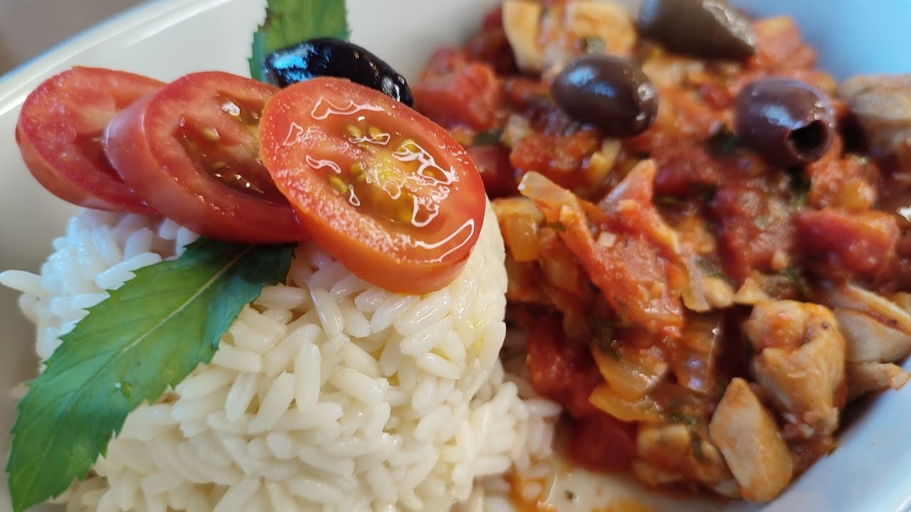 Piletina Provansal - Chicken Provencal - Idealan i brz ručak koji se lako sprema.
