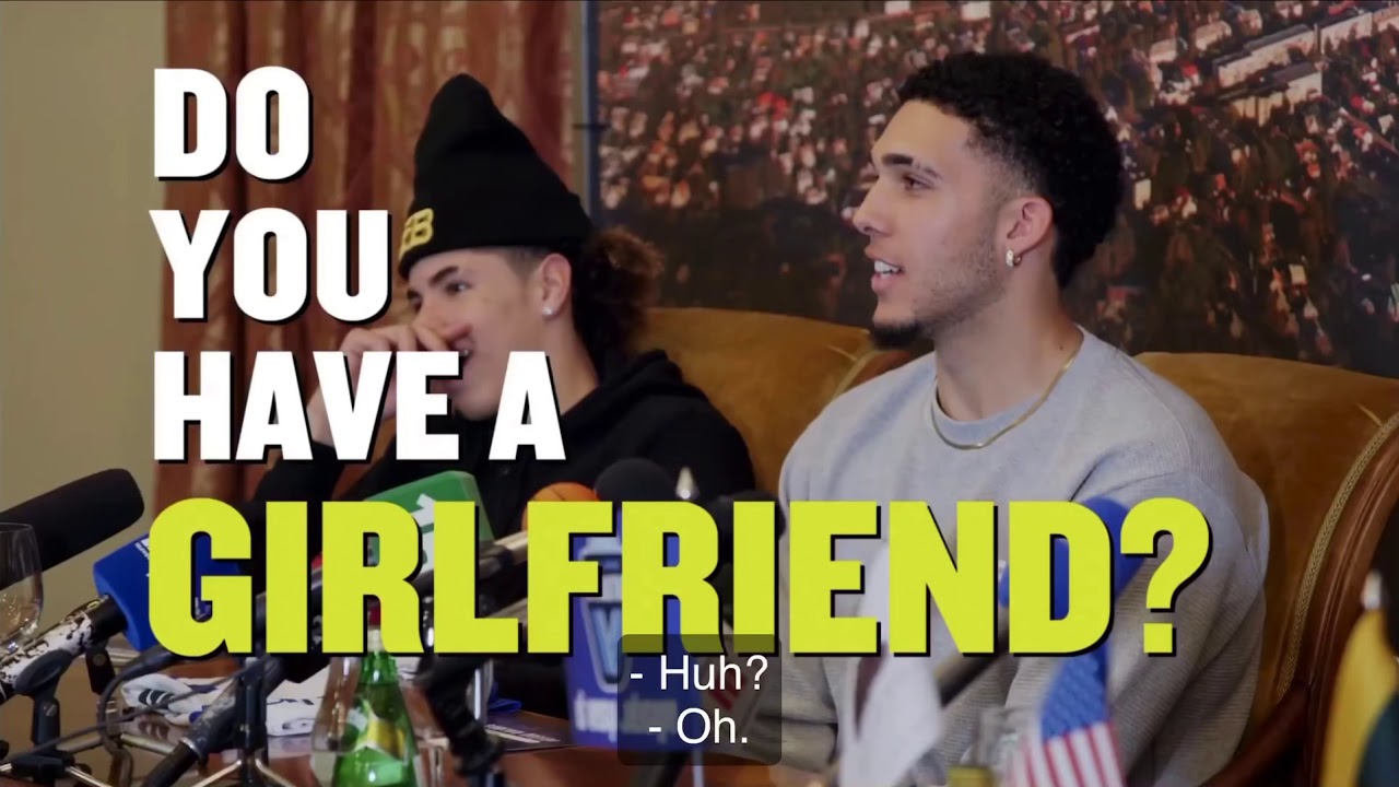 Lithuanian Reporter Shoots Her Shot With Liangelo Ball