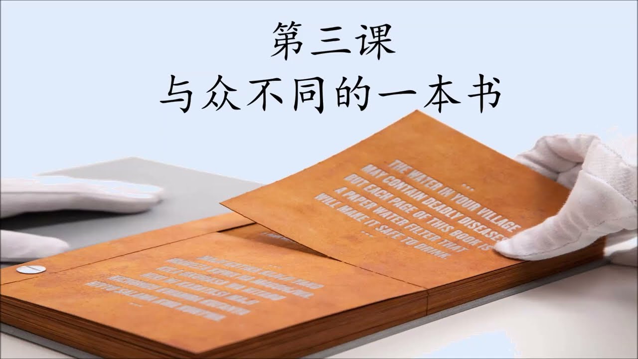 六年级华文 第三课 与众不同的一本书