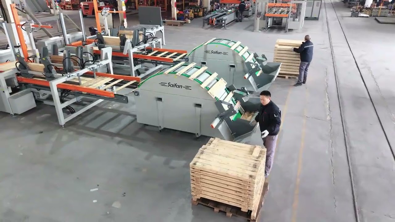 SF8010 stacker for 1500mm length wood automatic stacking machine
