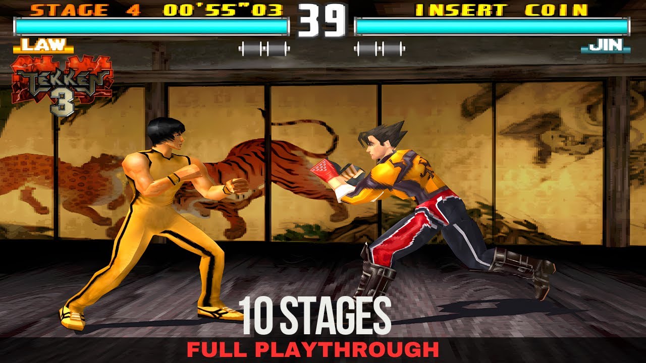 Tekken 3 - Marshall Law Arcade Mode Full Playthrough