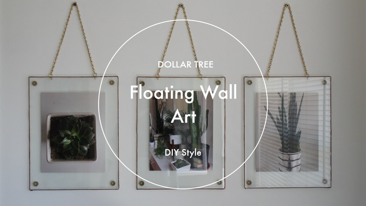 DOLLAR TREE: DIY Floating Wall Art