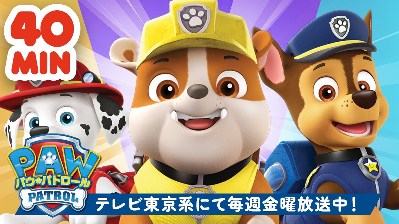 パウ・パトロール | パウ・パトロールのクールにレスキュー 40分！| テレビ東京系にて放送中
