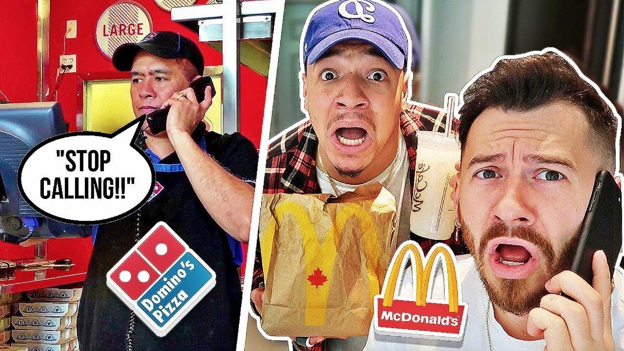 Asking PIZZA Employees What I Should Eat From A DIFFERENT Restaurant (24 Hours Food Challenge)