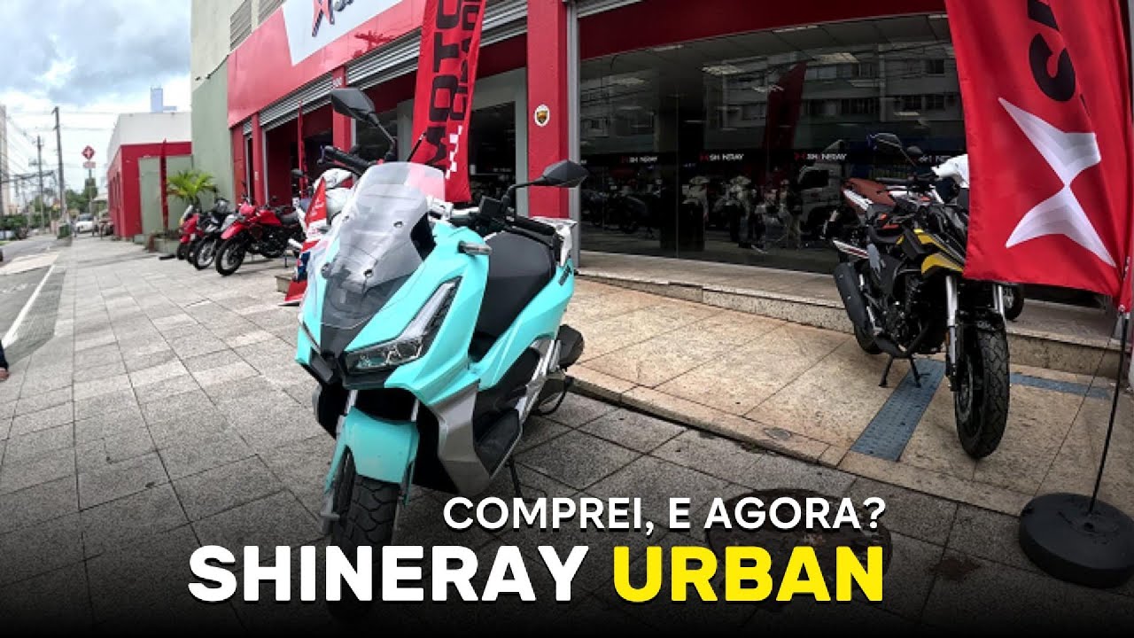 COMPREI UMA SHINERAY URBAN, E AGORA? Teste ride e impressões