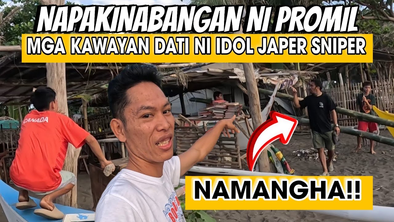 ANG DAMI AGAD TAMBAY SA BAGONG KUBO | IDOL JAPER SNIPER NAGTATAKBO SA TABING DAGAT 