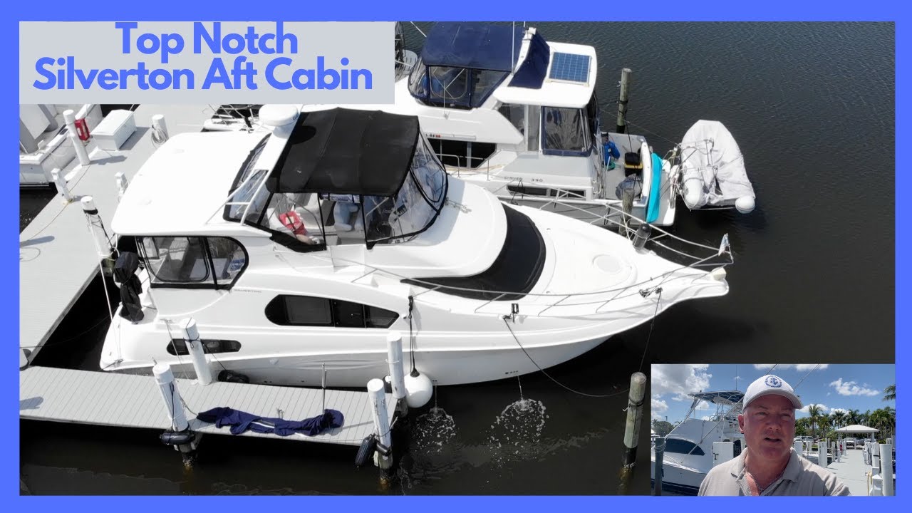 EP 41: Silverton 39 Motoryacht Aft Cabin Boat Tour [2003]