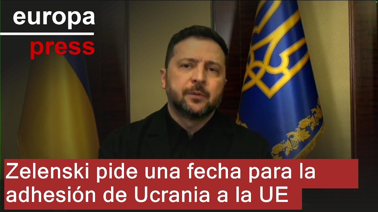 Zelenski pide ante la Eurocámara una fecha concreta para la adhesión de Ucrania a la UE