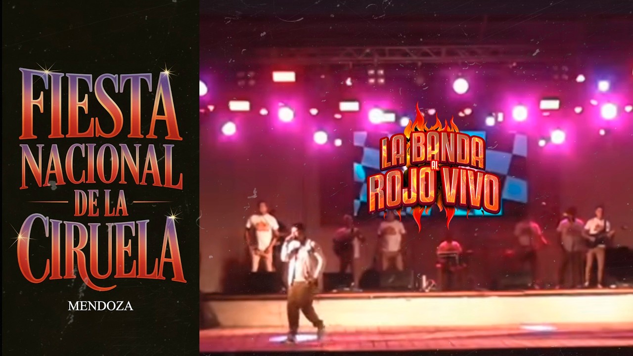 LA BANDA EN ROJO VIVO - EN VIVO en el Festival Nacional de La Ciruela